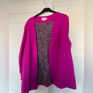 Skies are Blue Raja collarless blazer